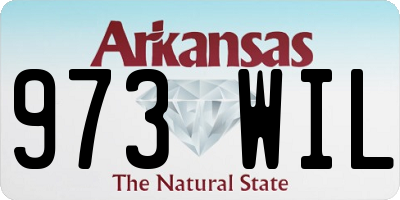 AR license plate 973WIL