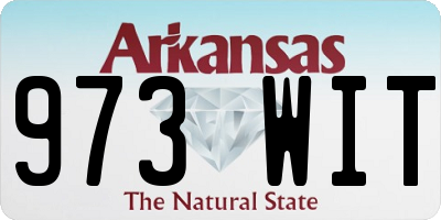 AR license plate 973WIT