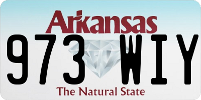 AR license plate 973WIY