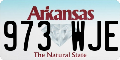 AR license plate 973WJE