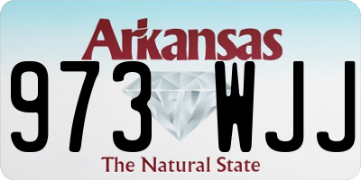 AR license plate 973WJJ