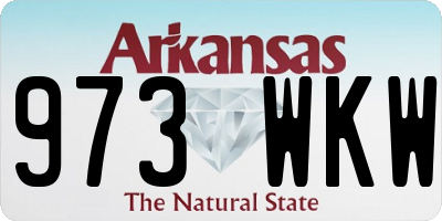 AR license plate 973WKW