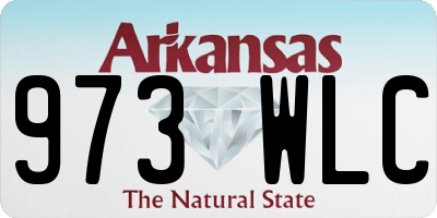 AR license plate 973WLC