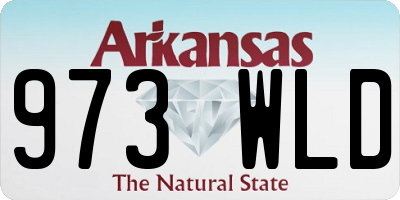 AR license plate 973WLD