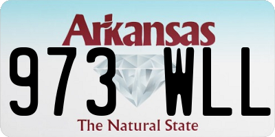 AR license plate 973WLL