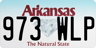 AR license plate 973WLP
