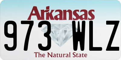 AR license plate 973WLZ