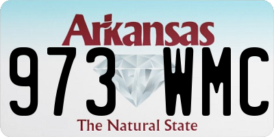 AR license plate 973WMC