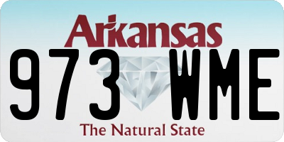 AR license plate 973WME