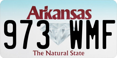 AR license plate 973WMF