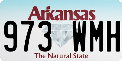 AR license plate 973WMH