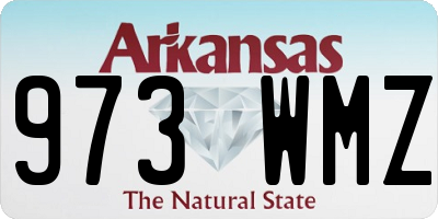 AR license plate 973WMZ