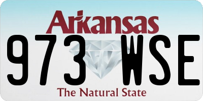 AR license plate 973WSE