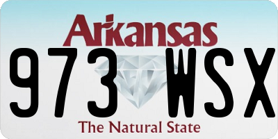 AR license plate 973WSX