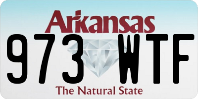 AR license plate 973WTF