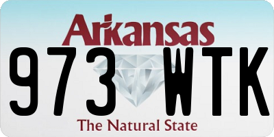 AR license plate 973WTK