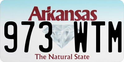 AR license plate 973WTM