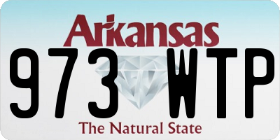AR license plate 973WTP