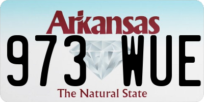 AR license plate 973WUE