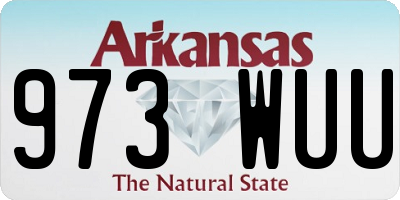 AR license plate 973WUU
