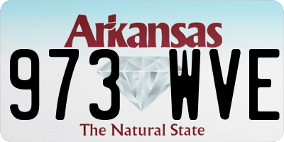AR license plate 973WVE