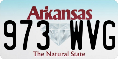 AR license plate 973WVG