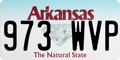 AR license plate 973WVP