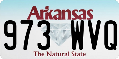 AR license plate 973WVQ