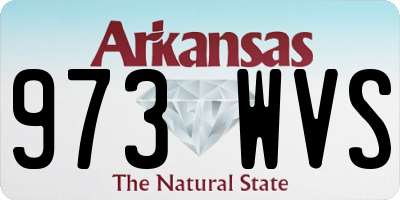 AR license plate 973WVS