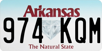 AR license plate 974KQM