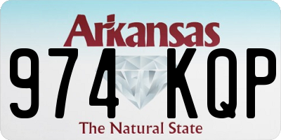 AR license plate 974KQP