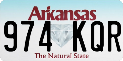 AR license plate 974KQR