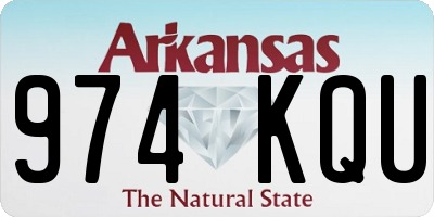 AR license plate 974KQU
