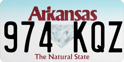 AR license plate 974KQZ