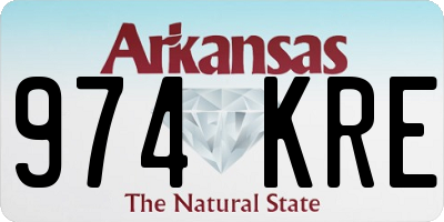 AR license plate 974KRE