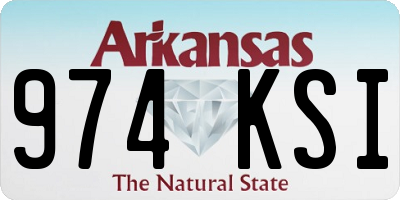 AR license plate 974KSI