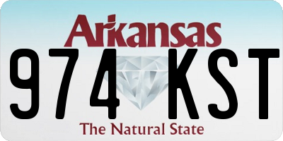 AR license plate 974KST