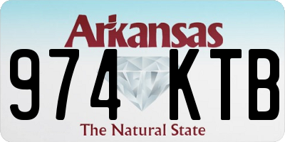 AR license plate 974KTB