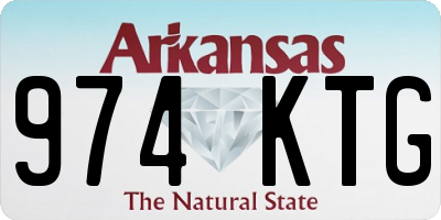 AR license plate 974KTG