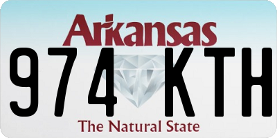 AR license plate 974KTH
