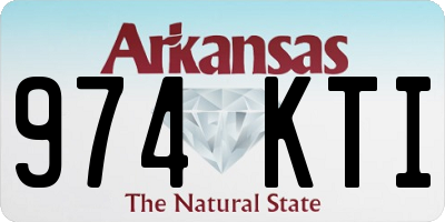AR license plate 974KTI