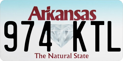 AR license plate 974KTL