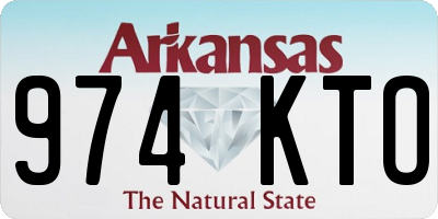 AR license plate 974KTO