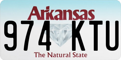 AR license plate 974KTU