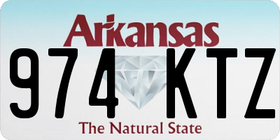 AR license plate 974KTZ