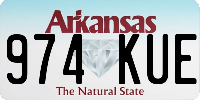 AR license plate 974KUE
