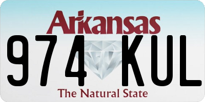 AR license plate 974KUL