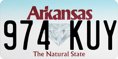 AR license plate 974KUY