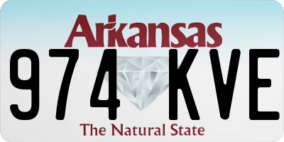 AR license plate 974KVE