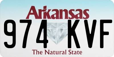AR license plate 974KVF